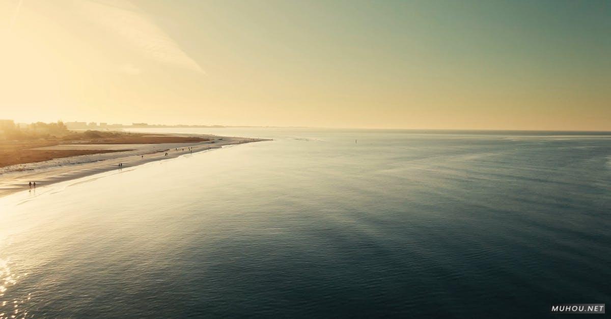 2833833|航拍日出时海边的人群4KCC0视频素材插图 2833833|航拍日出时海边的人群4KCC0视频素材插图