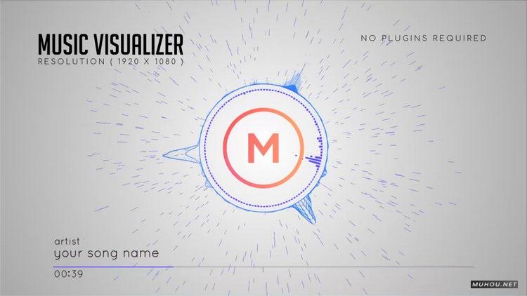 AE模板|音乐可视化器放射频谱视频模板#Music Visualizer插图 AE模板|音乐可视化器放射频谱视频模板#Music Visualizer插图