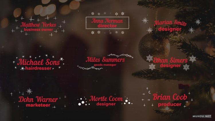 AE模板|圣诞节日9套文字包装视频模板#Christmas Titles And Lower Thirds插图 AE模板|圣诞节日9套文字包装视频模板#Christmas Titles And Lower Thirds插图