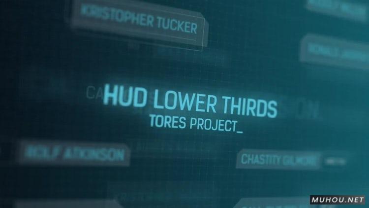 字幕条平视显示器HUD高科技AE视频模板插图 字幕条平视显示器HUD高科技AE视频模板插图