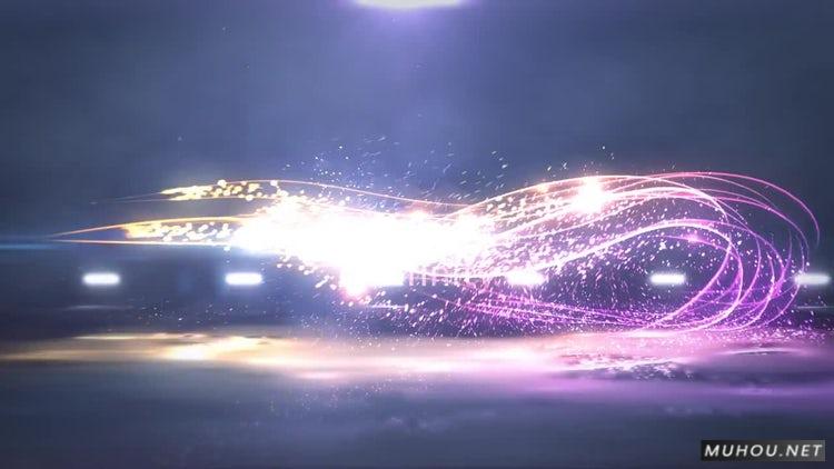 AE模板|粒子轨迹LOGO标志炫酷logo标志视频模板#Particle Trails Logo
