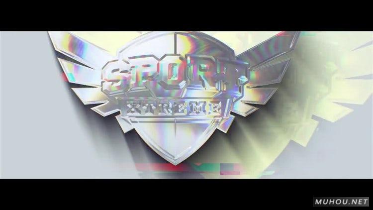 AE模板|RGB故障标志logo片头视频模板#RGB Glitch Logo