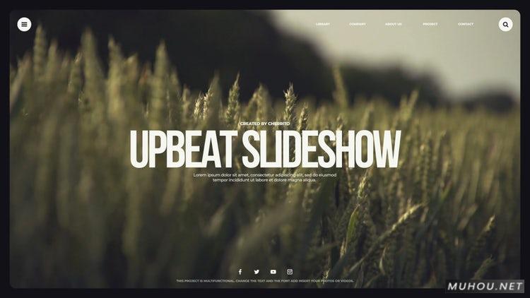 AE模板|唯美网页风格现代视频相册模板#Modern Upbeat Slideshow插图 AE模板|唯美网页风格现代视频相册模板#Modern Upbeat Slideshow插图