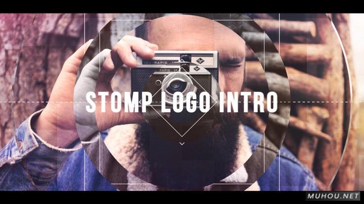 AE模板|StompLOGO标志创意动态logo视频模板#Stomp Logo Intro