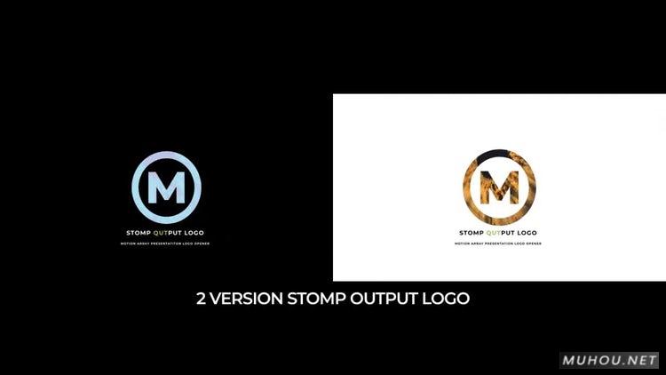 AE模板|输出创意合成LOGO标志2合1视频模板#Stomp Output Logo 2 In 1