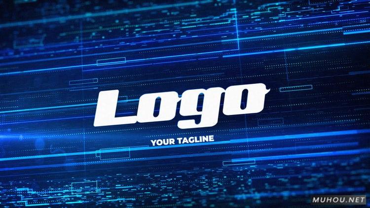AE模板|高科技标志logo展示视频模板#Hi-tech Logo Reveal