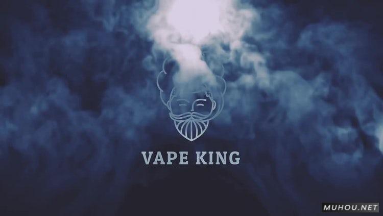AE模板|Vape标志在烟雾中浮现出视频模板#Vape Logo Reveal