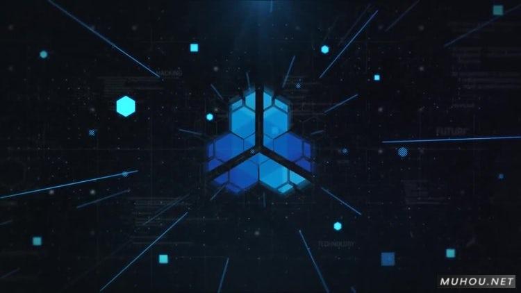 AE模板|数字标志片头logo视频模板#Digital Logo Opener