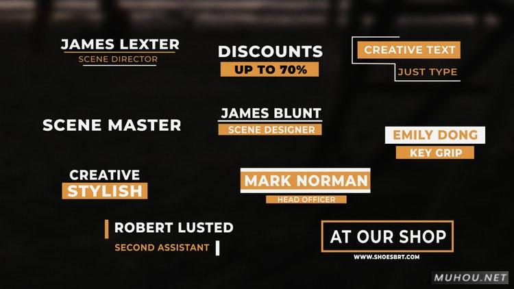 AE模板|10套简单撞色文字动画视频模板10#Lower Thirds/Titles Pack 10插图 AE模板|10套简单撞色文字动画视频模板10#Lower Thirds/Titles Pack 10插图