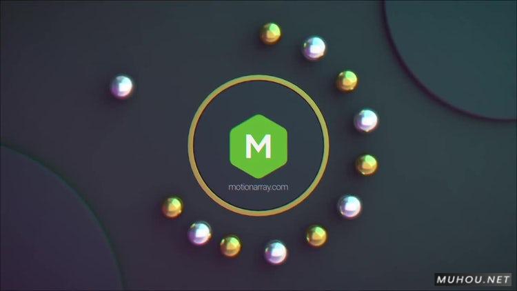 AE模板|LOGO标志显示三维球洞片头视频模板#Logo Reveal