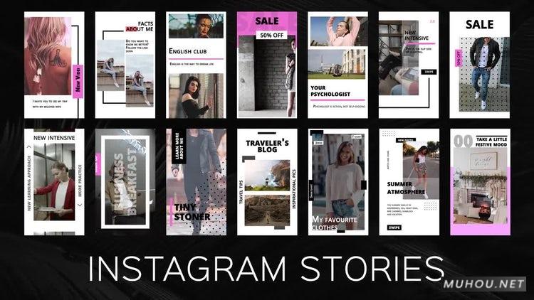 15组图文故事独特设计INS风PR模板|Instagram Stories插图 15组图文故事独特设计INS风PR模板|Instagram Stories插图