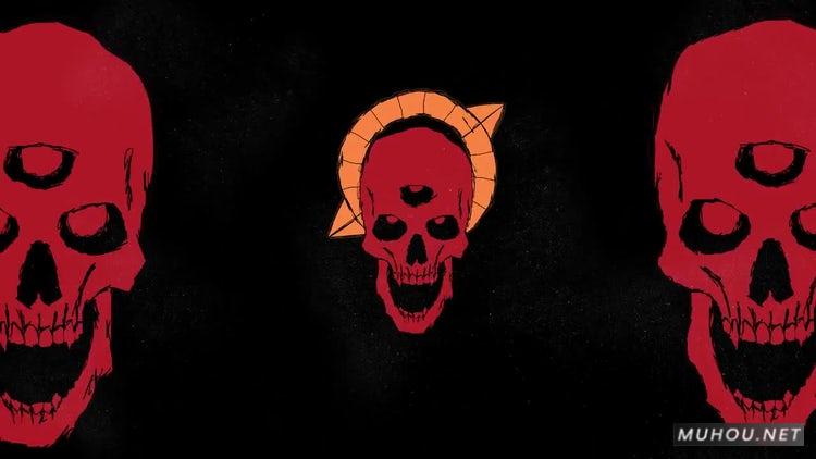 PR模板|头盖骨恐怖骷髅头片头黑暗专业版视频模板#Skull Opener Premiere Pro插图 PR模板|头盖骨恐怖骷髅头片头黑暗专业版视频模板#Skull Opener Premiere Pro插图