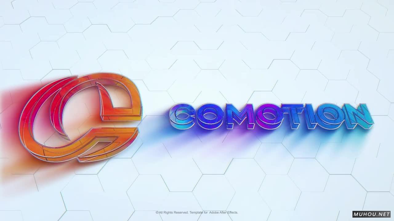 彩色玻璃标志#Colorful Glass Logo设计AE视频模板插图 彩色玻璃标志#Colorful Glass Logo设计AE视频模板插图