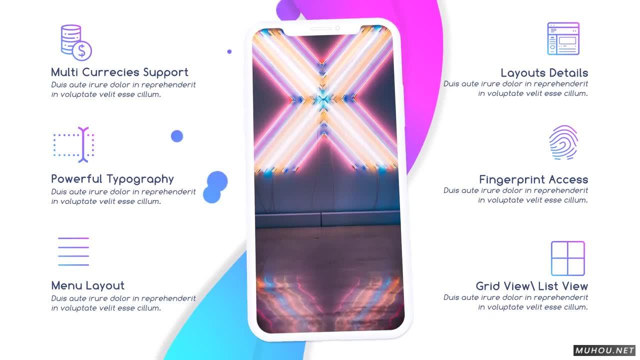智能应用幻灯片iphone手机包装ae视频模板插图 智能应用幻灯片iphone手机包装ae视频模板插图