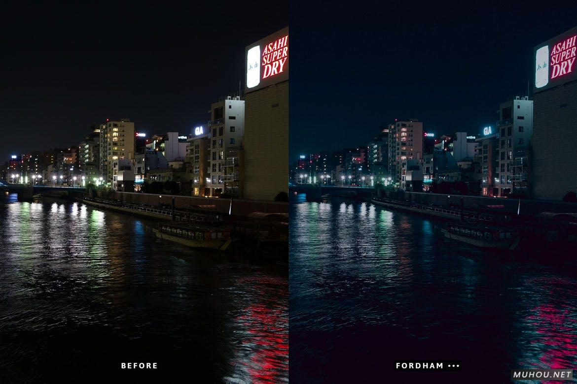 LUT+lr调色预设-14套黄昏夜景暮光之城城市色调滤镜 14 Midnight Lightroom Presets, Profiles and LUTs插图13 LUT+lr调色预设-14套黄昏夜景暮光之城城市色调滤镜 14 Midnight Lightroom Presets, Profiles and LUTs插图13