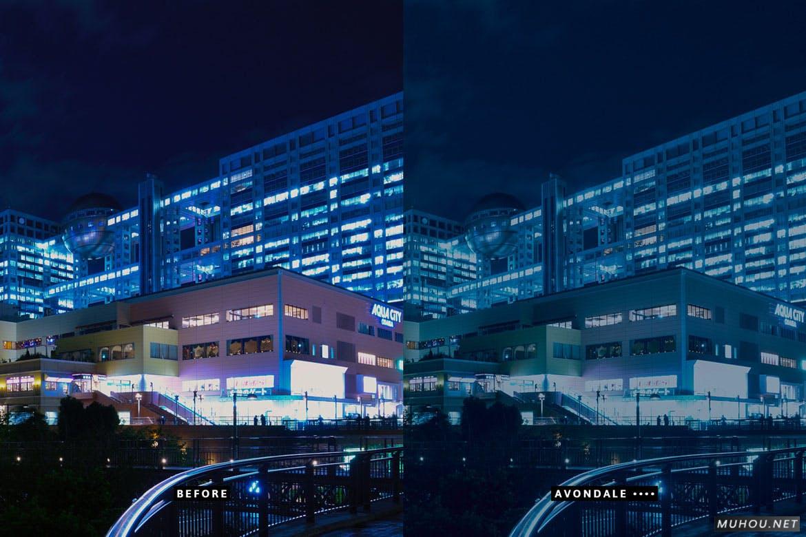 LUT+lr调色预设-14套黄昏夜景暮光之城城市色调滤镜 14 Midnight Lightroom Presets, Profiles and LUTs插图10 LUT+lr调色预设-14套黄昏夜景暮光之城城市色调滤镜 14 Midnight Lightroom Presets, Profiles and LUTs插图10