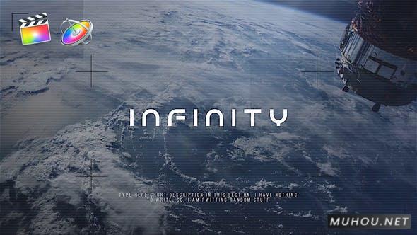 无穷大小故障预告片片头设计FCPX视频模板插图 无穷大小故障预告片片头设计FCPX视频模板插图