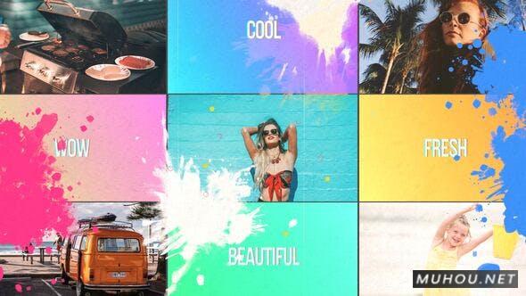五颜六色动态假期夏季幻灯片开启者FCPX/Motion视频模板插图 五颜六色动态假期夏季幻灯片开启者FCPX/Motion视频模板插图