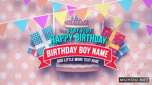 生日快乐幻灯片短片祝福视频AE模板插图 生日快乐幻灯片短片祝福视频AE模板插图