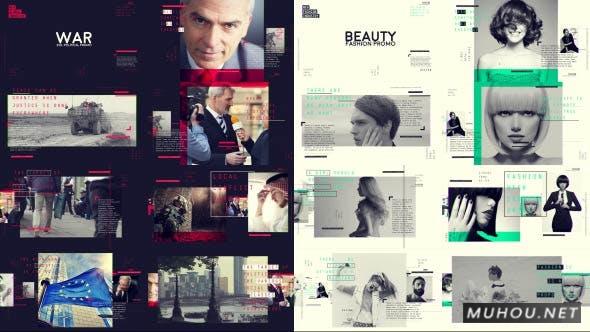 Blogger政治照片事件历史运动短片AE视频模板插图 Blogger政治照片事件历史运动短片AE视频模板插图