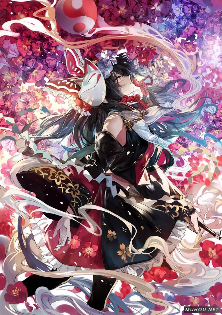 东方博丽灵梦唯美同人插画作品插图4 东方博丽灵梦唯美同人插画