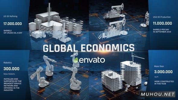 经济学机械科技制造包装素材视频AE模板插图 经济学机械科技制造包装素材视频AE模板插图