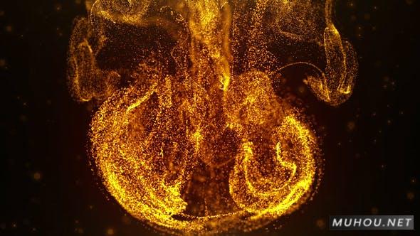 流动颗粒滴流体元素logo标志视频AE模板插图 流动颗粒滴流体元素logo标志视频AE模板插图