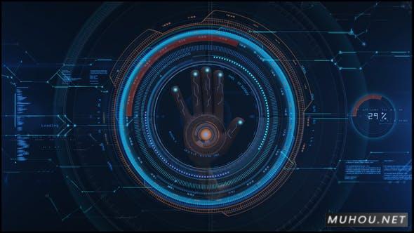 高科技Hud科幻开启片头视频AE模板插图 高科技Hud科幻开启片头视频AE模板插图