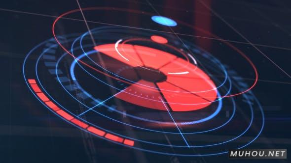 HUD标志高科技全息图logo显示视频AE模板插图 HUD标志高科技全息图logo显示视频AE模板插图