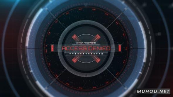 HUD通道原型logo标志显示视频AE模板插图 HUD通道原型logo标志显示视频AE模板插图