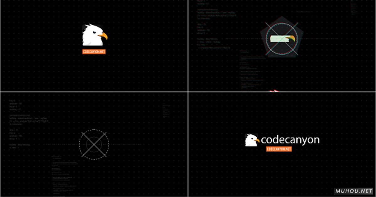 Sci-Fi Glitch 超酷高科技小故障Logo视频AE模板