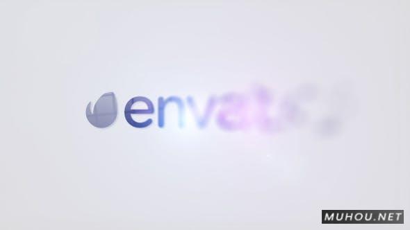 清洁的旗标白色发光logo标志视频AE模板插图 清洁的旗标白色发光logo标志视频AE模板插图