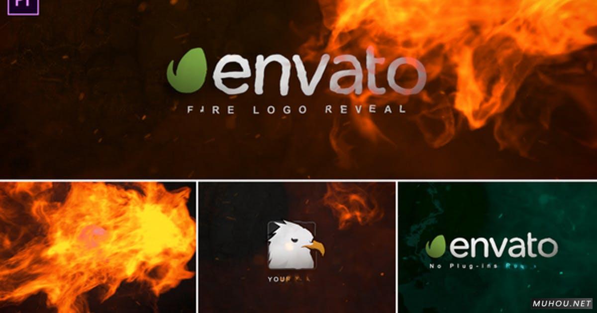 Fire Logo 火焰燃烧logo标志PR视频模板