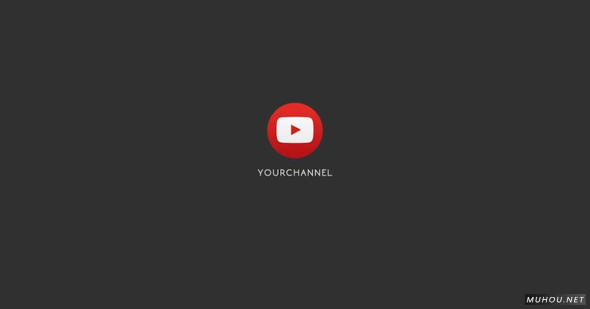 Youtube标志水液体动画揭秘PR视频模板
