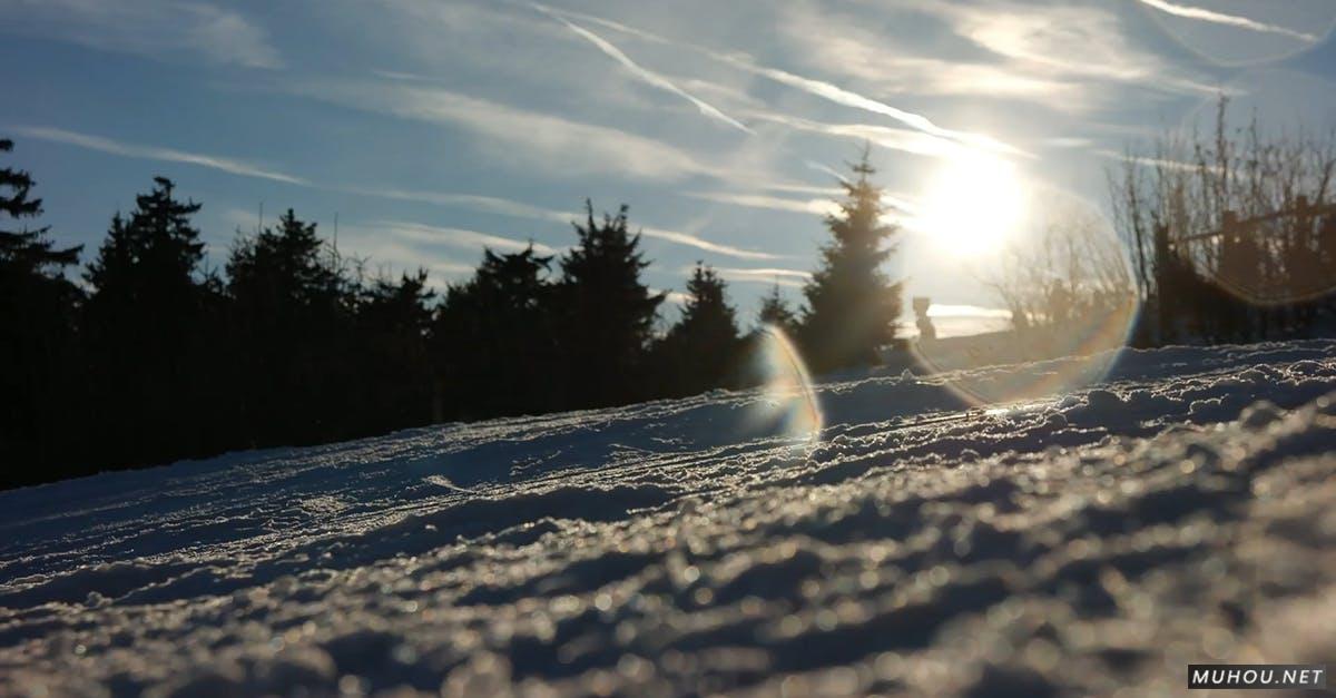 滑雪固定机位拍摄特写CC0视频素材 滑雪固定机位拍摄特写CC0视频素材