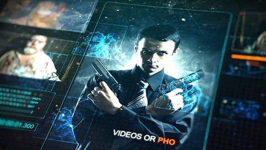 动作幻灯片科技全息照片展示AE视频模板插图 动作幻灯片科技全息照片展示AE视频模板插图