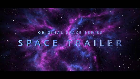 预告片星空宇宙片头AE视频模板插图 预告片星空宇宙片头AE视频模板插图