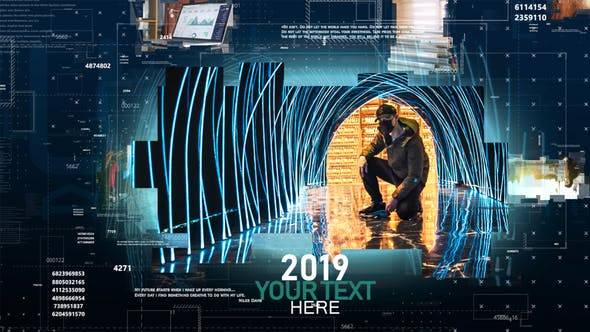 数字流畅的企业展示科幻AE视频模板插图 数字流畅的企业展示科幻AE视频模板插图