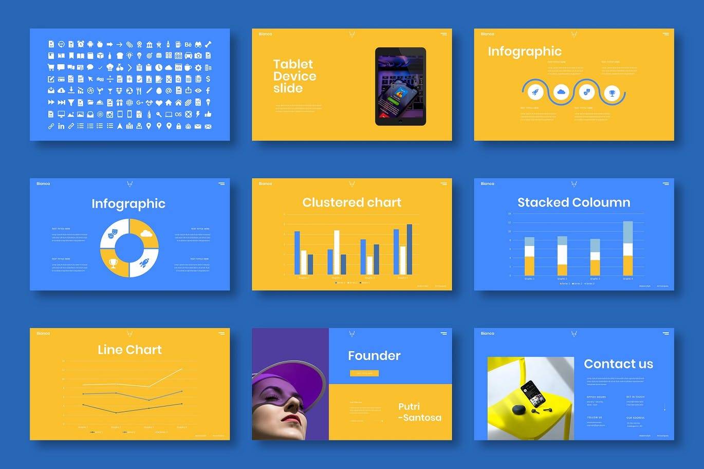 时尚高端简约清新商业商务powerpoint幻灯片演示模板(pptx)插图4 时尚高端简约清新商业商务powerpoint幻灯片演示模板(pptx)插图4