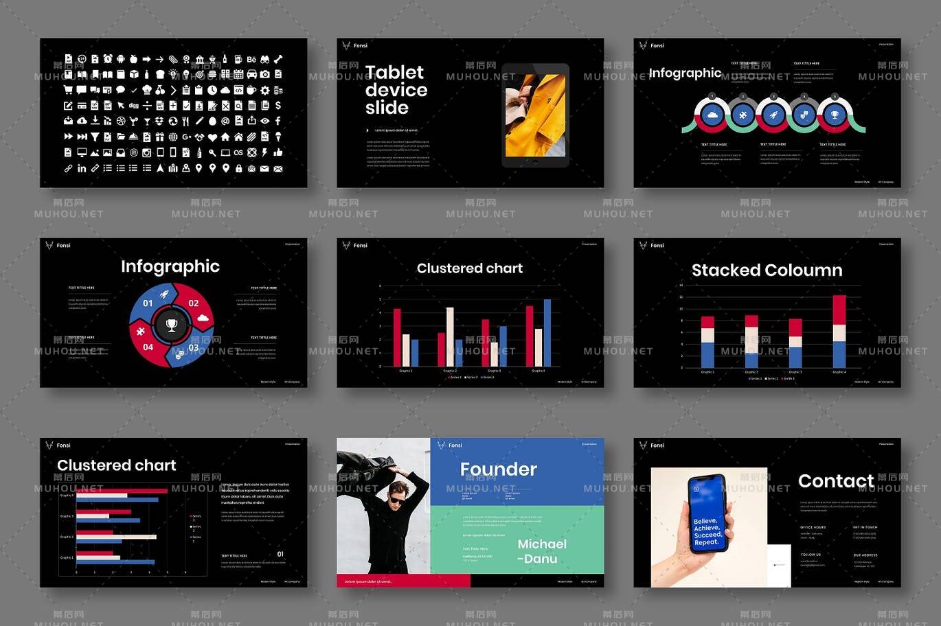 时尚高端专业多用途的高品质商业商务powerpoint幻灯片演示模板(pptx)插图4 时尚高端专业多用途的高品质商业商务powerpoint幻灯片演示模板(pptx)插图4