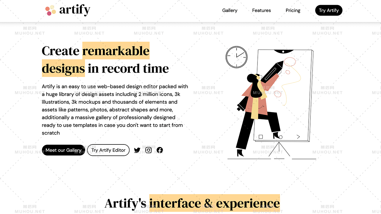 一个基于Web的设计元素在线编辑器插图 一个基于Web的设计元素在线编辑器插图