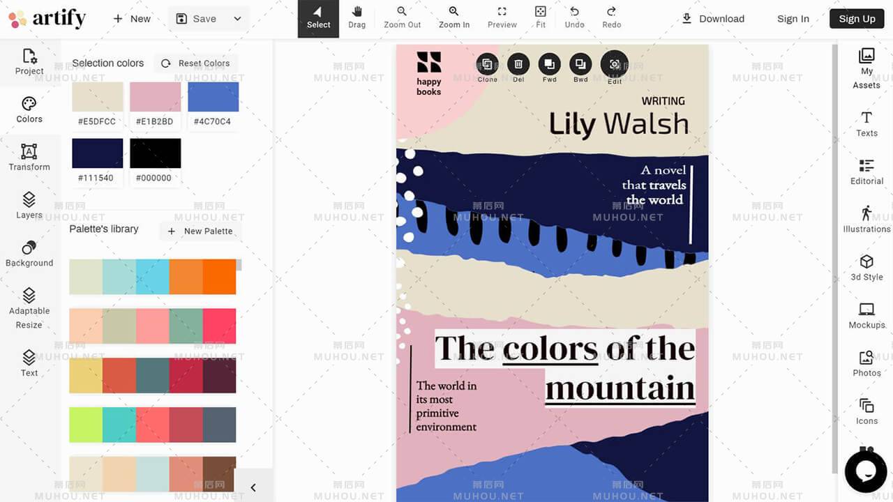 一个基于Web的设计元素在线编辑器插图6 一个基于Web的设计元素在线编辑器插图6