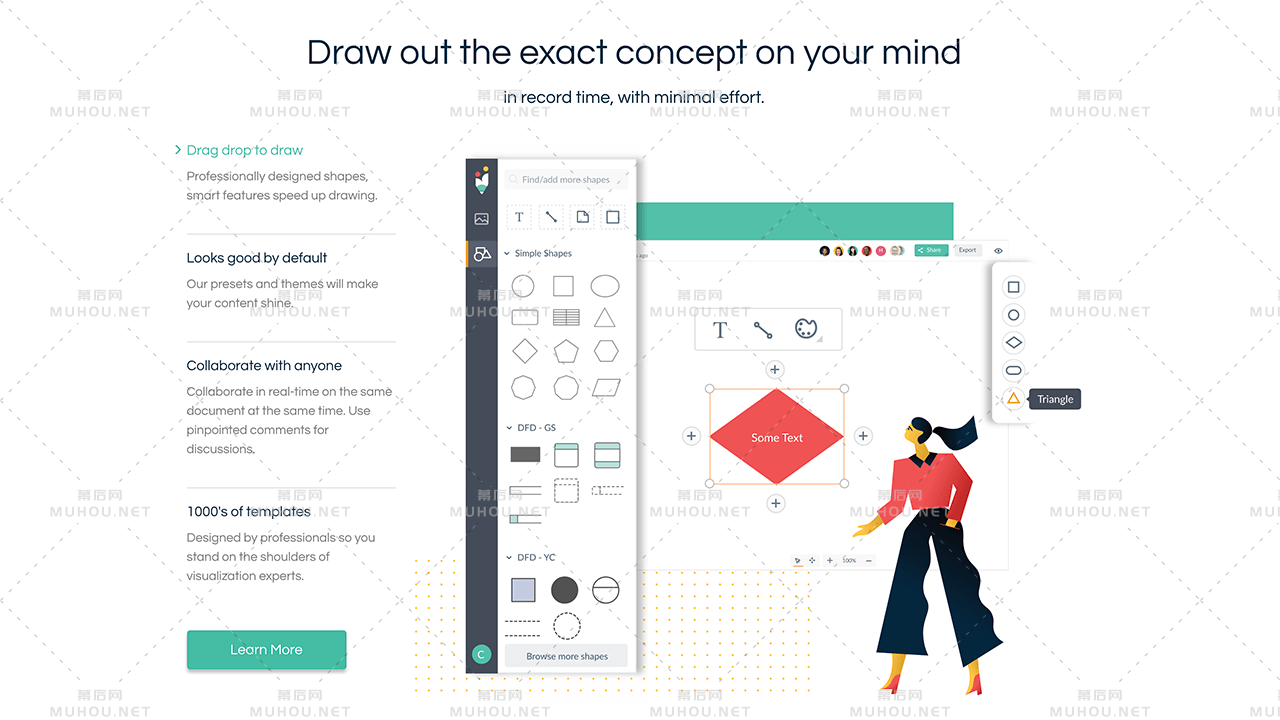 超全的在线流程图和图表制作工具网站插图1 超全的在线流程图和图表制作工具网站插图1