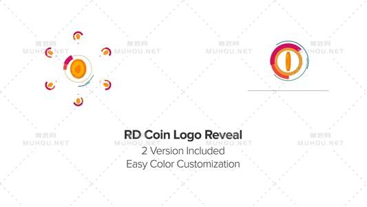 RD硬币可爱动画标志揭示AE视频模板插图 RD硬币可爱动画标志揭示AE视频模板插图