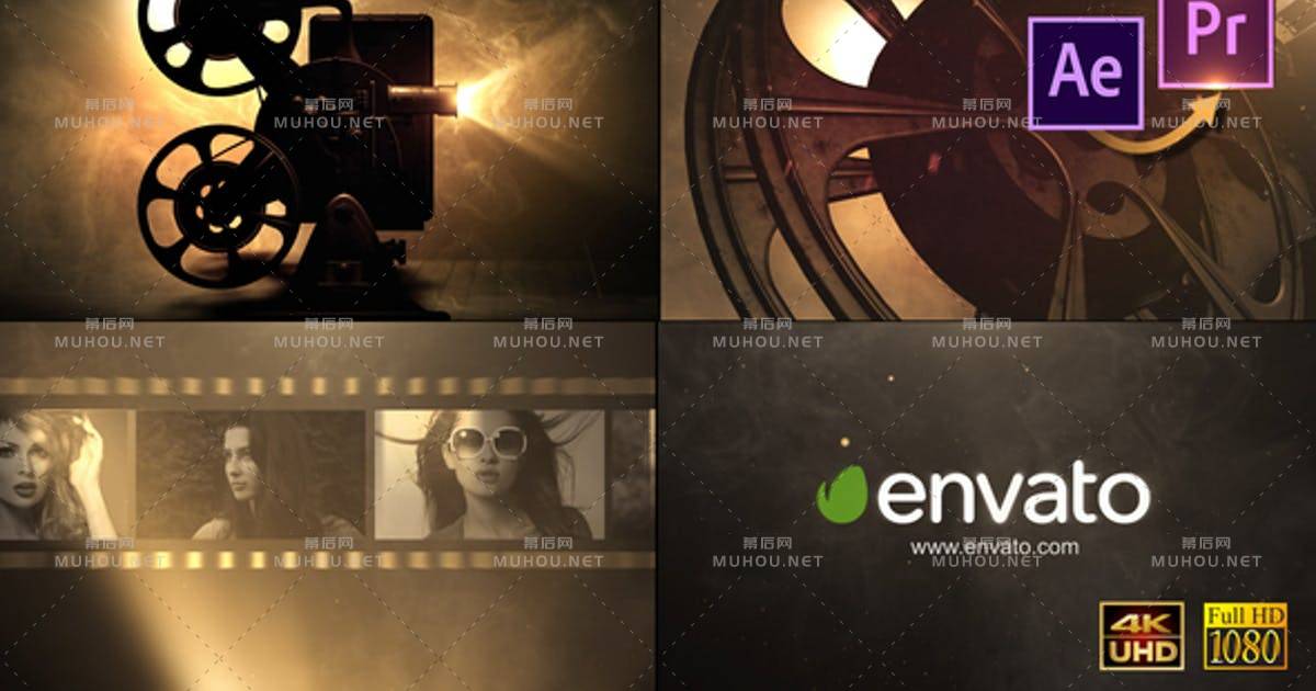 Cinema ProjectorLOGO电影放映机PR视频模板