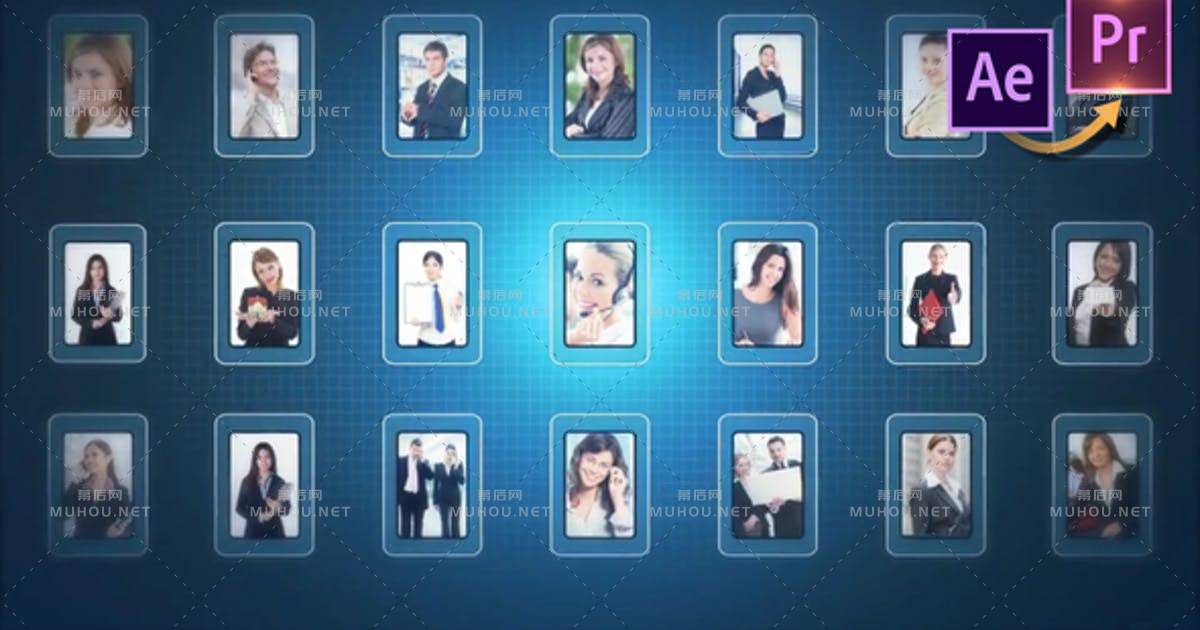 多图像照片LOGO标志Revealer v.2 - Premiere PROPR视频模板
