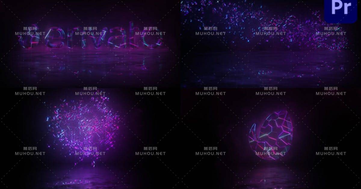 水晶魔术LOGO标志 | Premiere Pro MOGRTPR视频模板