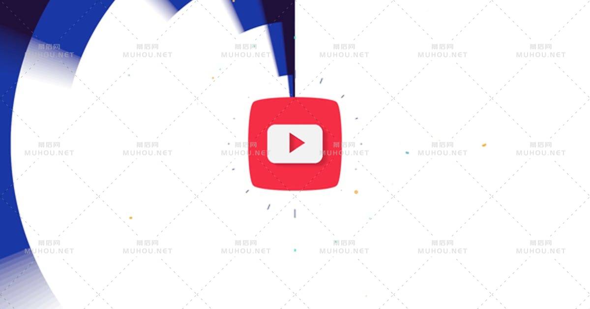 LOGO标志旋转打开动画显示PR视频模板