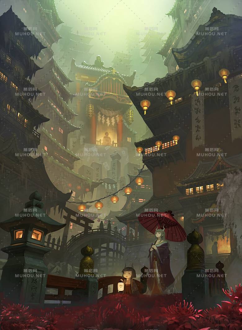 好想去这里亲自看一眼这风景插画作品插图2 好想去这里亲自看一眼这风景