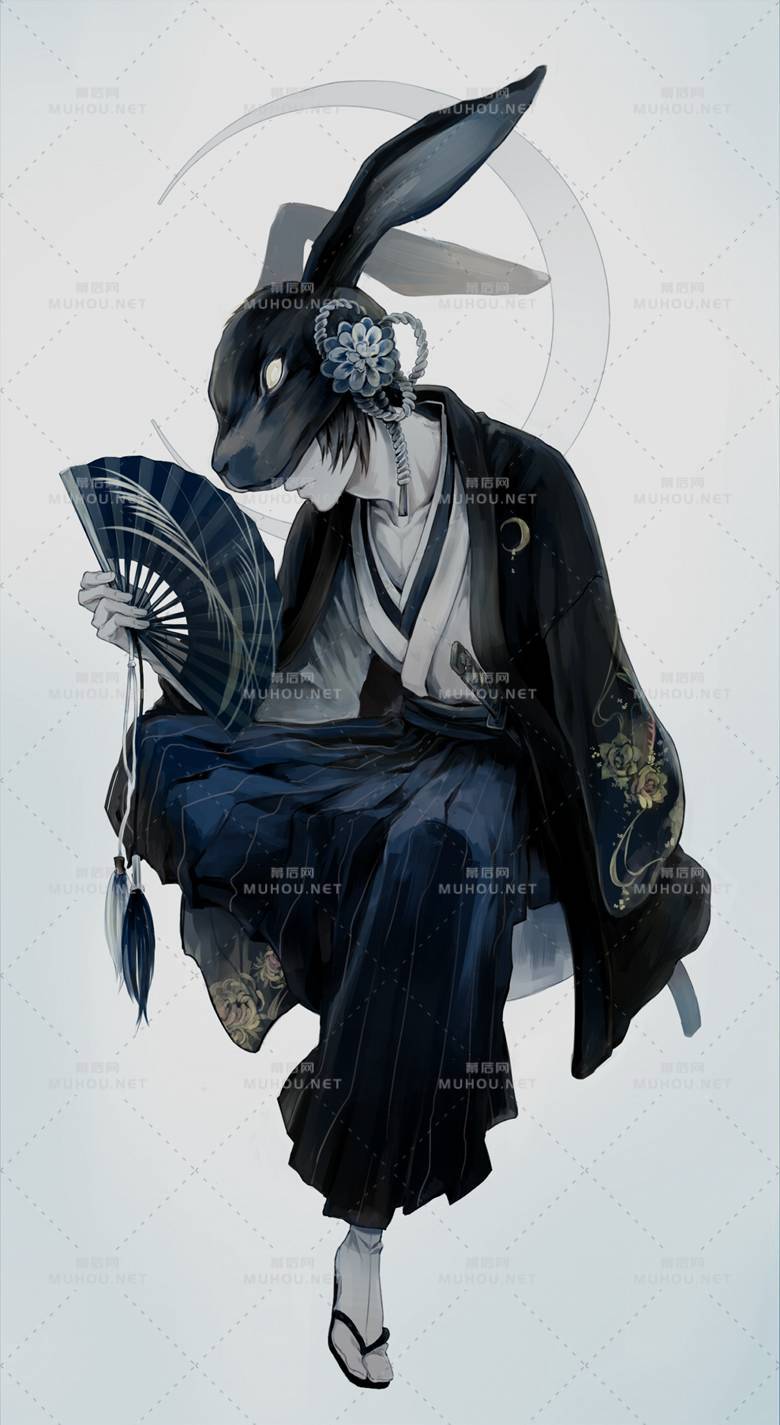 有着可爱兔耳朵的人物插画作品插图2 有着可爱兔耳朵的人物插画